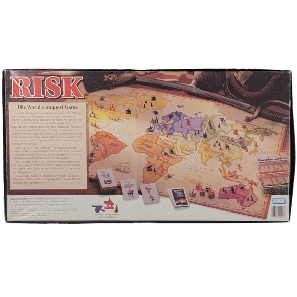 Risk The World of Conquest Complete Game No.00044 - Parker Brothers 1993 - Picture 8 of 8